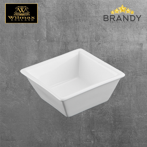 Wilmax Porcelain Sauce Dish 7.5x7.5x3.5cm
