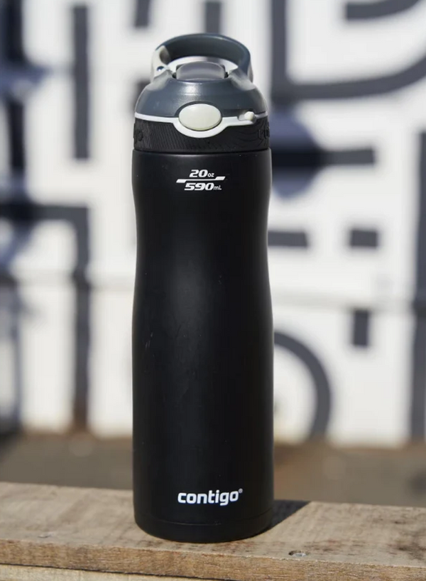 Ashland Chill Matt Black Insulated Water Bottle 590ml