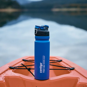 Free Flow Autoseal Blue Insulated Water Bottle 700ml