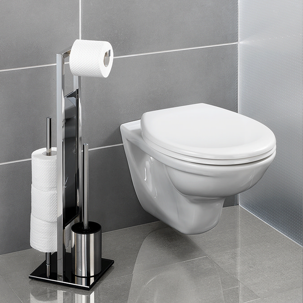 Rivalta Freestanding Toilet Brush Set
