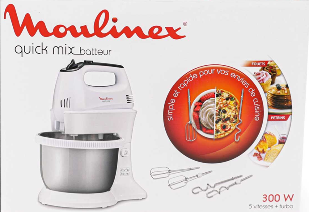 Cake Mixer HM3121B1 with 5 Speeds and Auto Rotating Bowl