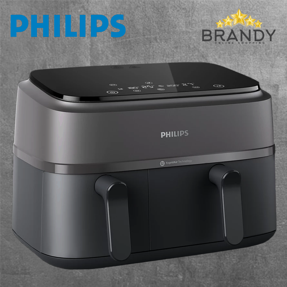 Dual Air Fryer Digital 9L with Touch Screen