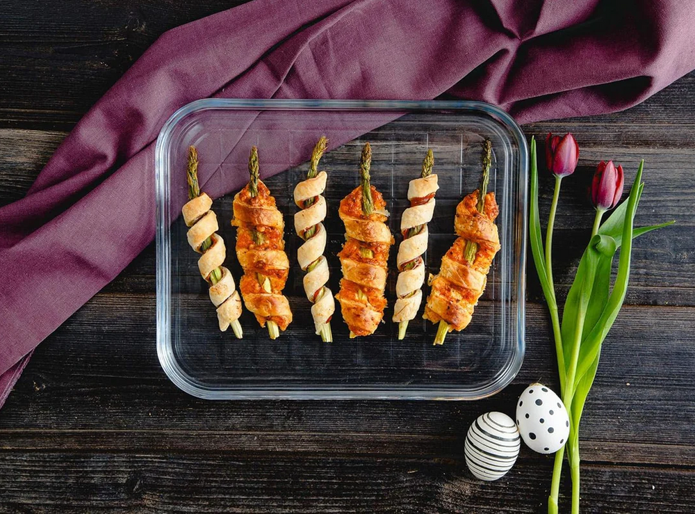 Baking Tray 32x26cm Tempered Glass Oven Safe Bakeware