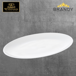 Olivia Pro Oval Plate, Porcelain, 25.5cm or 36cm