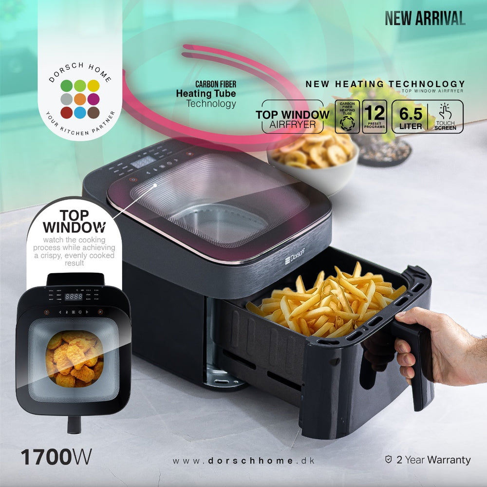 Air Fryer Digital Top View XXL 6.5L AF250