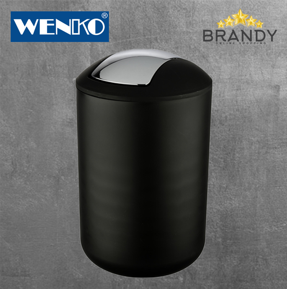 Brasil Black Bin 6.5L with Swing Cover