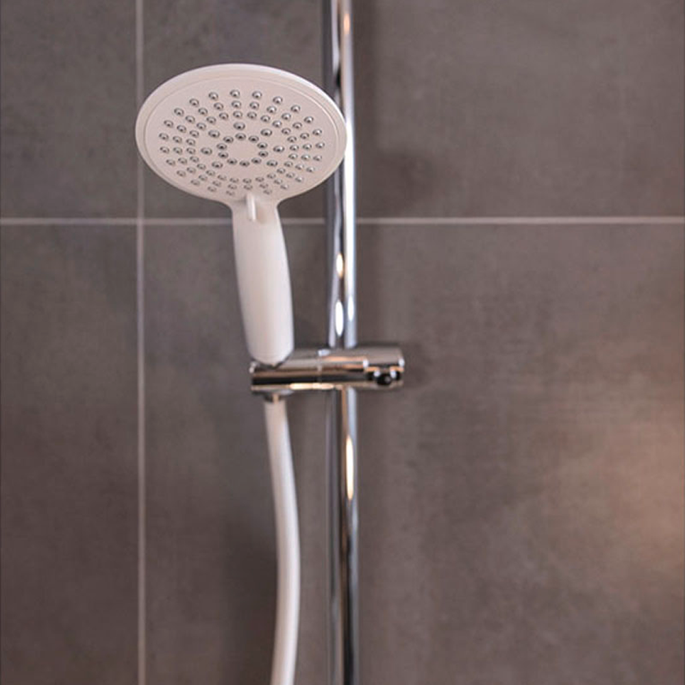 Young White Shower Head 11cm with 5 Water Jets