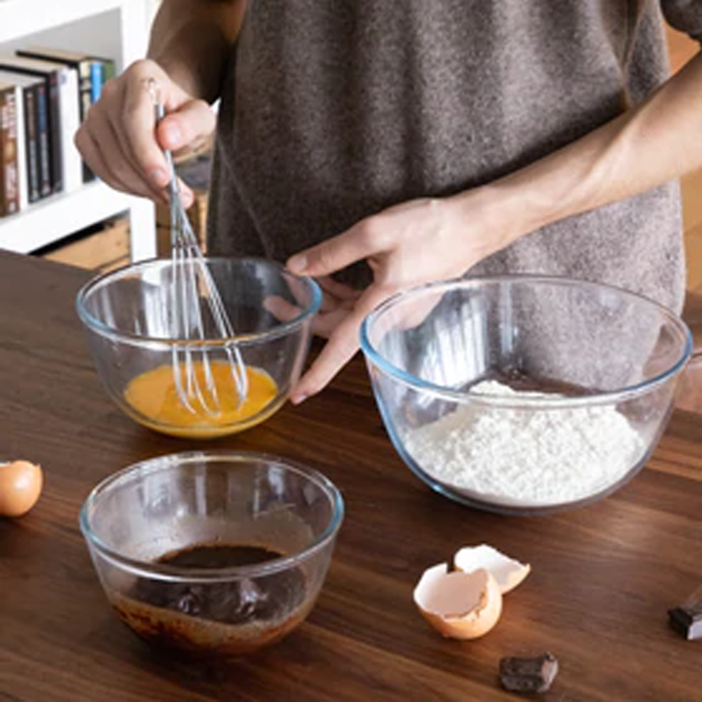 Essentials Set 3 Bowls - Tempered Glass Serveware