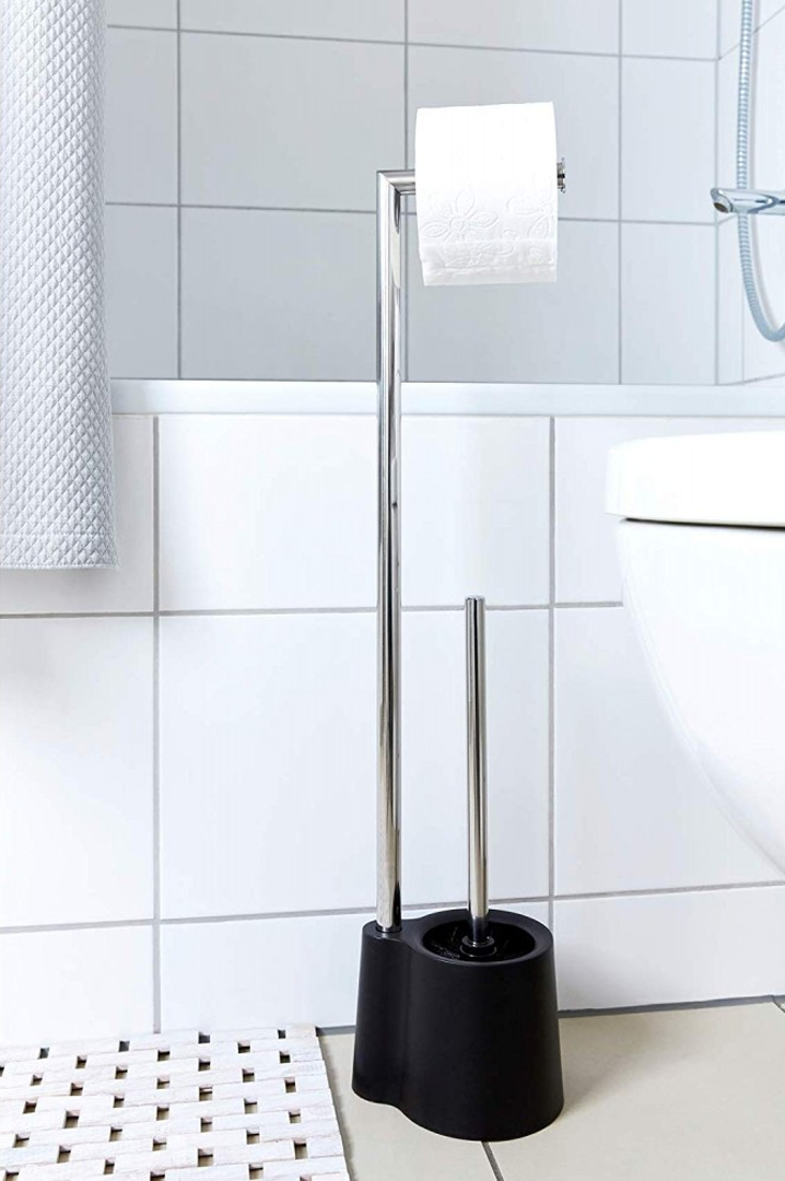 Avola Black Toilet Brush Set