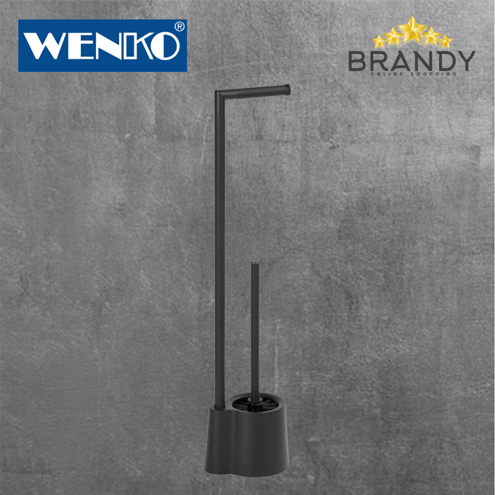 Avola Black Toilet Brush Set