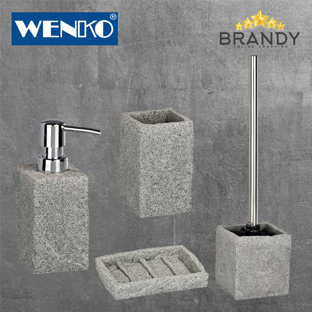 Granite Finish Bathroom Accessories Set