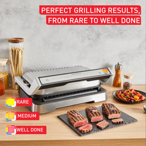 Optigrill 2 in 1 XL GC78MD28 Electric Grill with XL Plates and 12 Programs