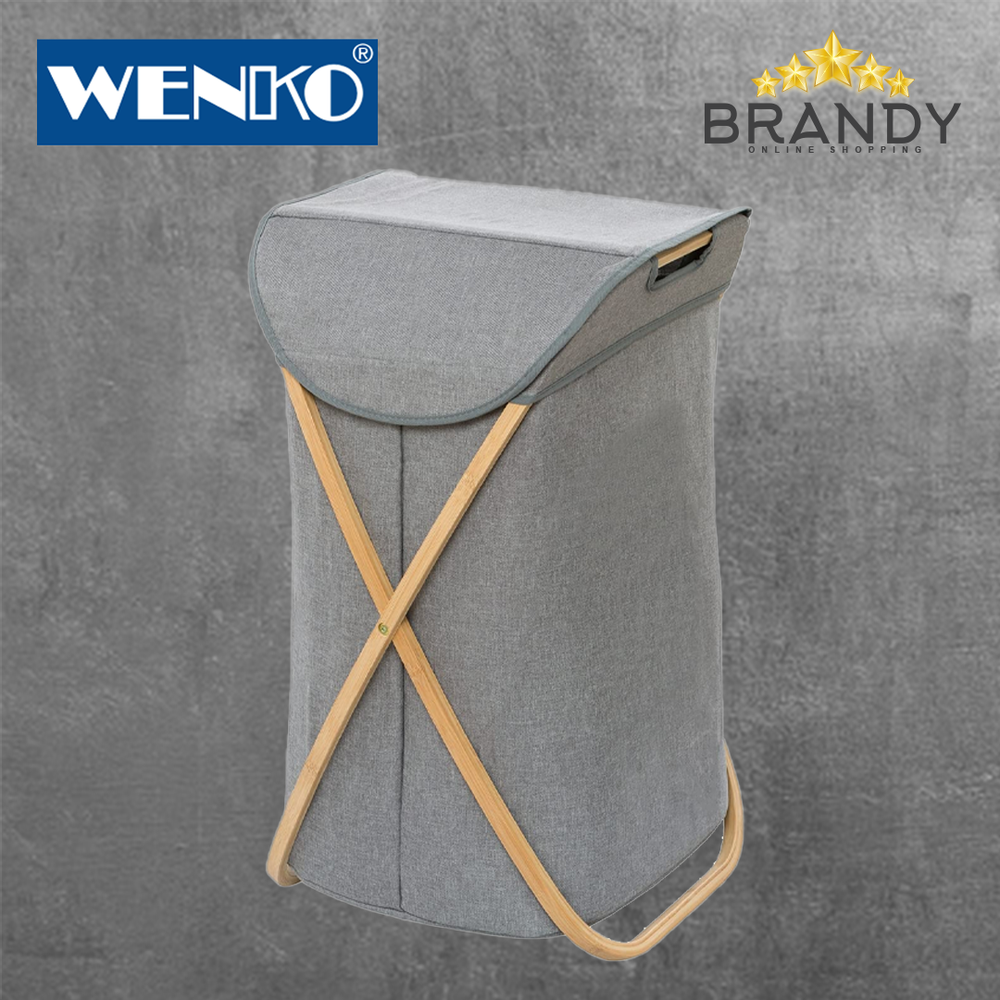 Bahari Bamboo Laundry Basket