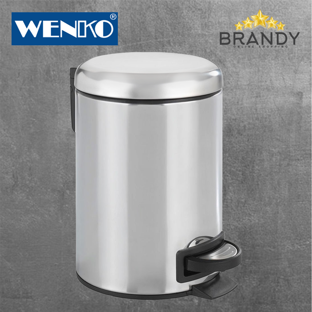 Leman Stainless Pedal Bin