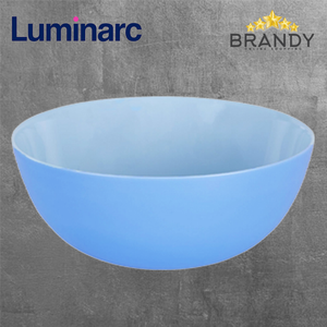 Diwali Blue Bowls 12cm Set 6pcs - Opal Glass, Made in France