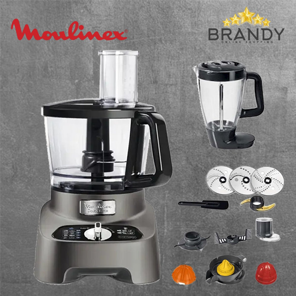 Food Processor Double Force 3L FP825E10 with 1000W Power