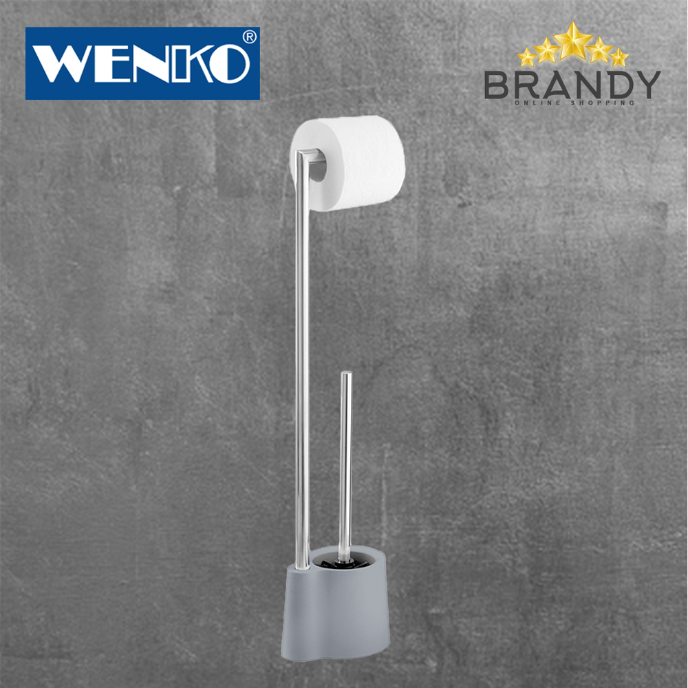 Avola Grey Toilet Brush Set