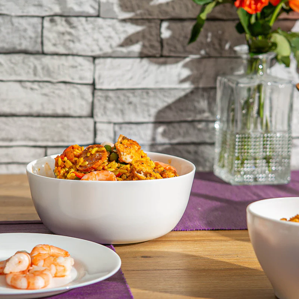 Toledo Bowls 11cm Set 6pcs - Opal Glass Tableware