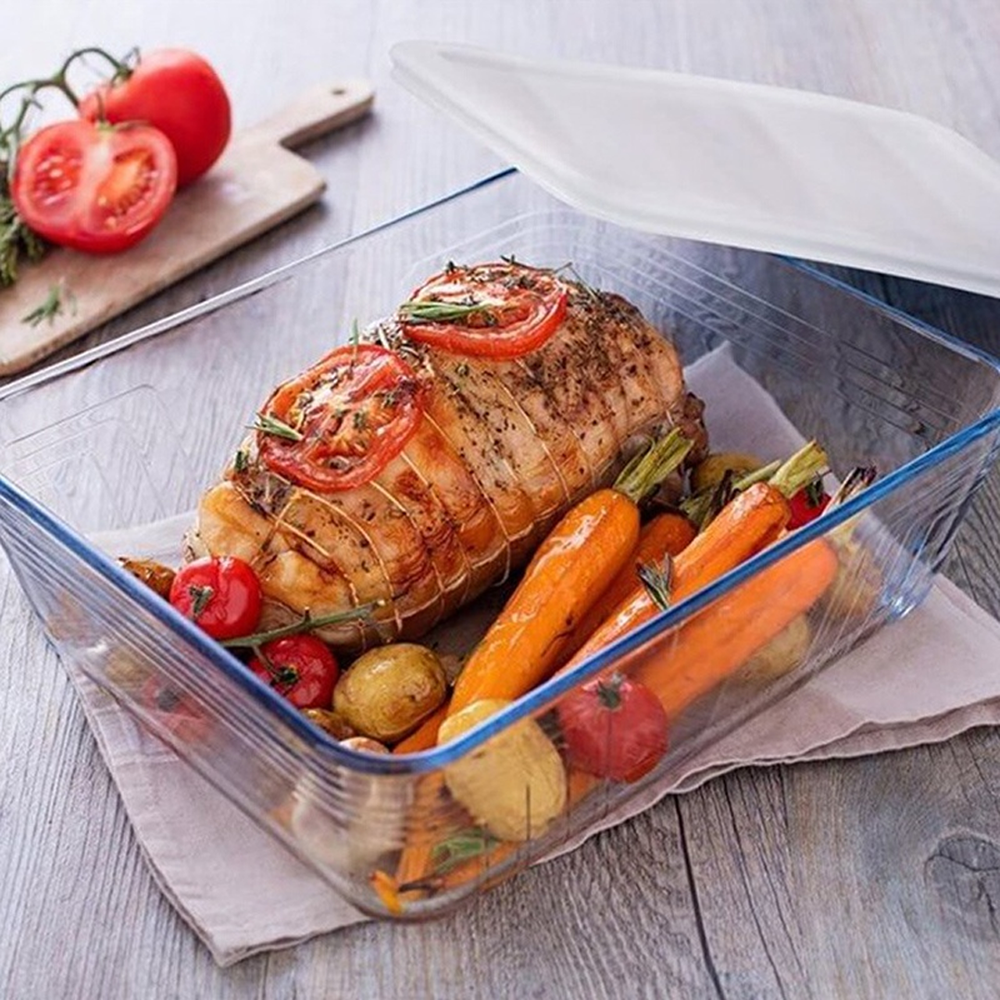 Cook & Freeze Set 2 Containers, Tempered Glass