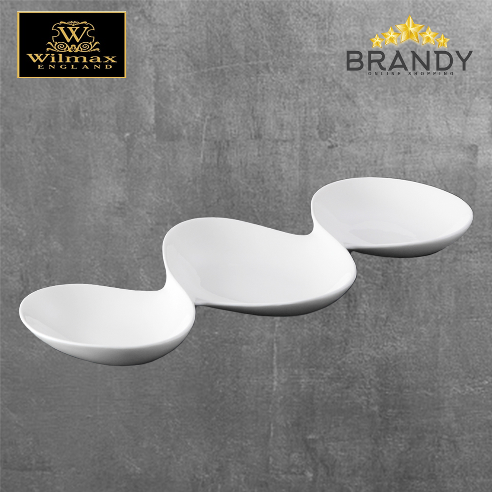 Divided Platter 37cm Porcelain Serveware