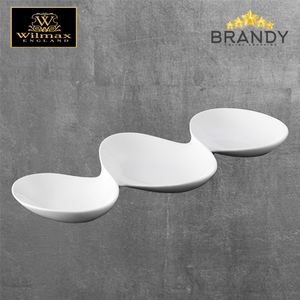 Divided Platter 37cm Porcelain Serveware