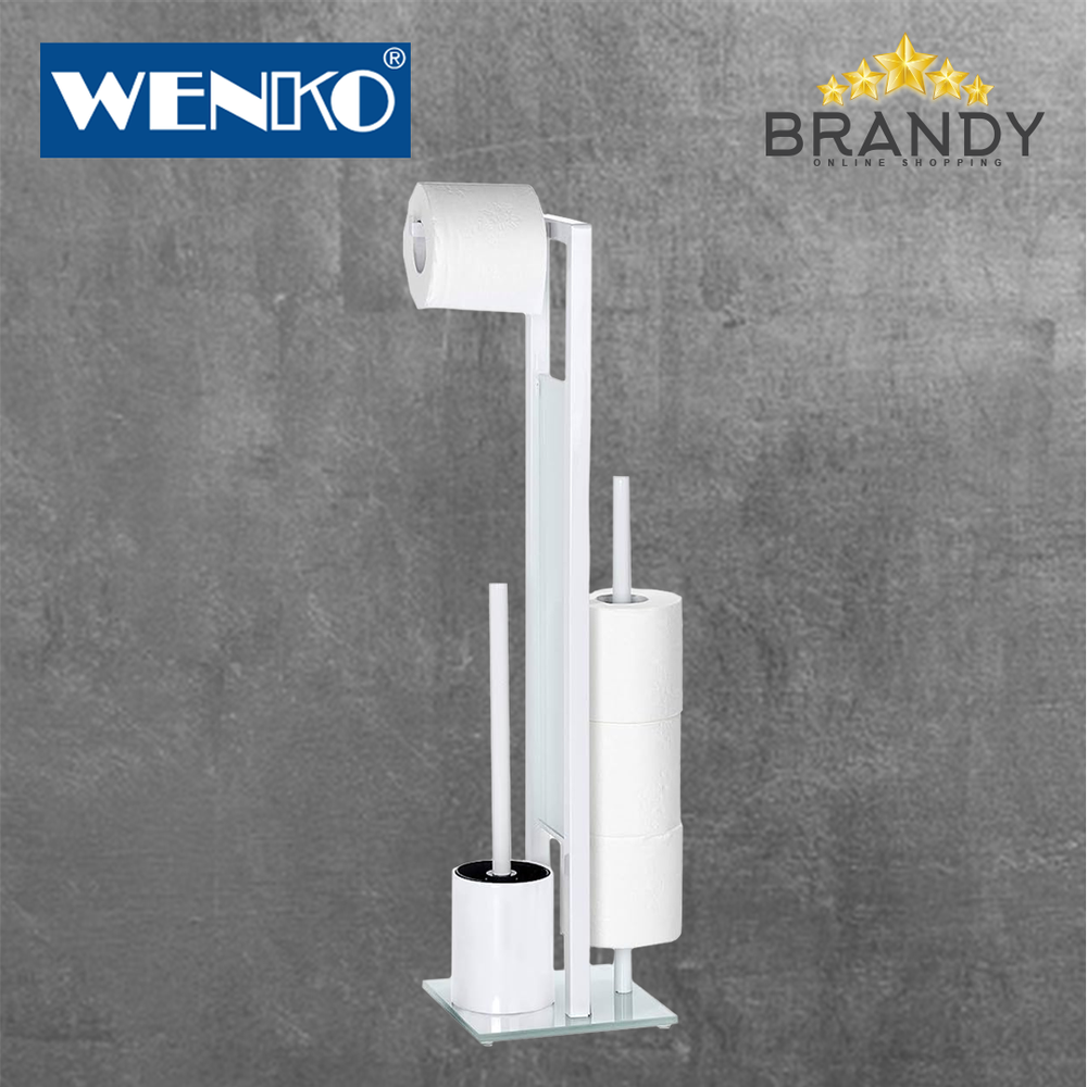 Rivalta White Toilet Brush Set