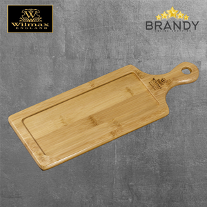 Bamboo Rectangular Serving Tray with Handle