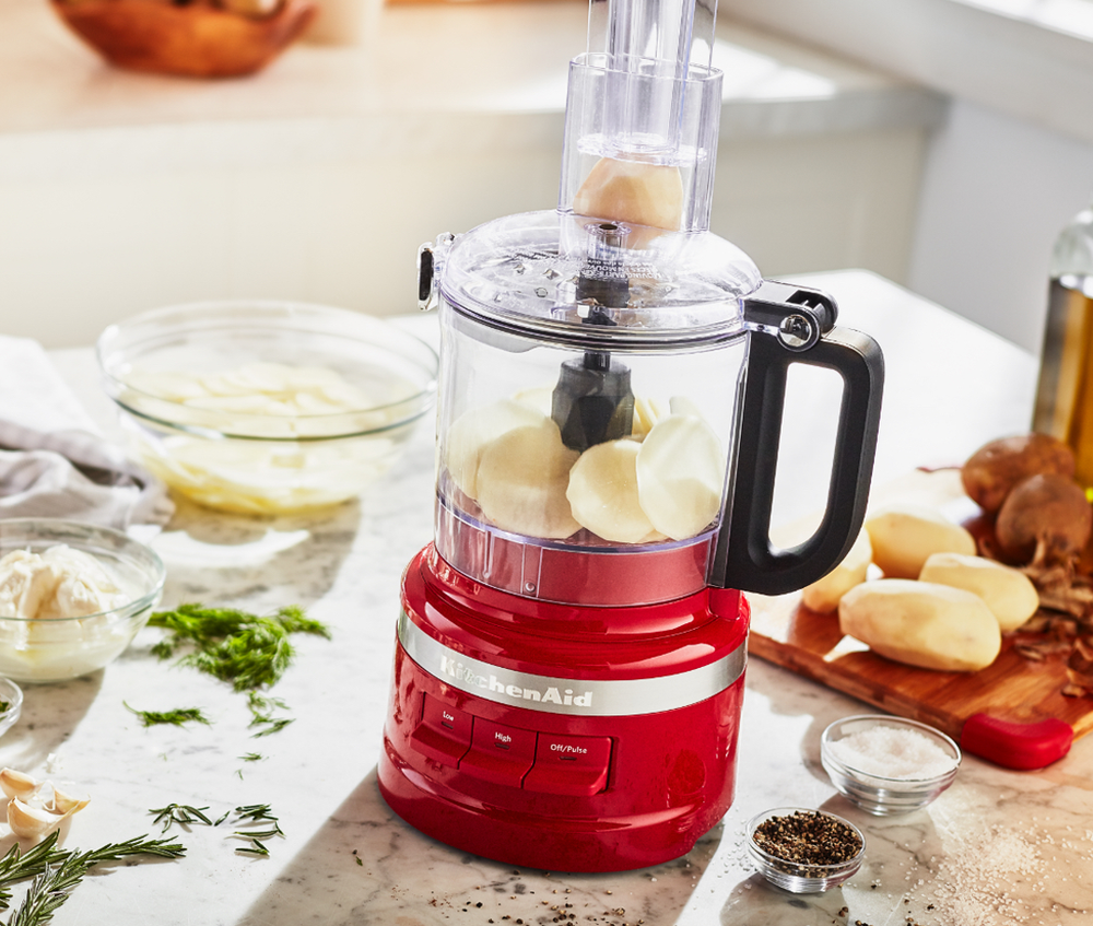 KitchenAid Food Processor Red 1.7L with 250W Power