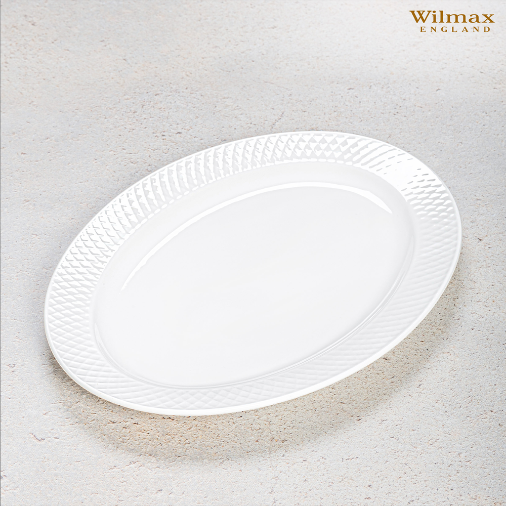 Julia Oval Plate 35cm Porcelain