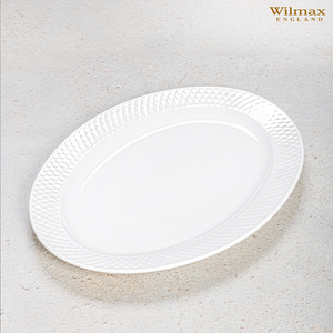 Julia Oval Plate 35cm Porcelain