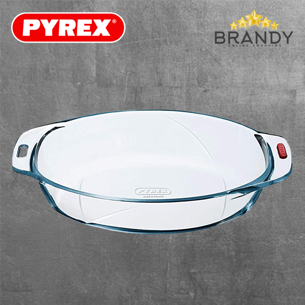 Reflections Oval Roaster 32*19cm Tempered Glass