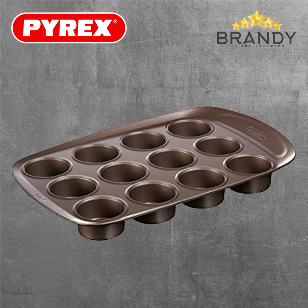 Asimetria Muffin Pan 12 Cups Carbon Steel