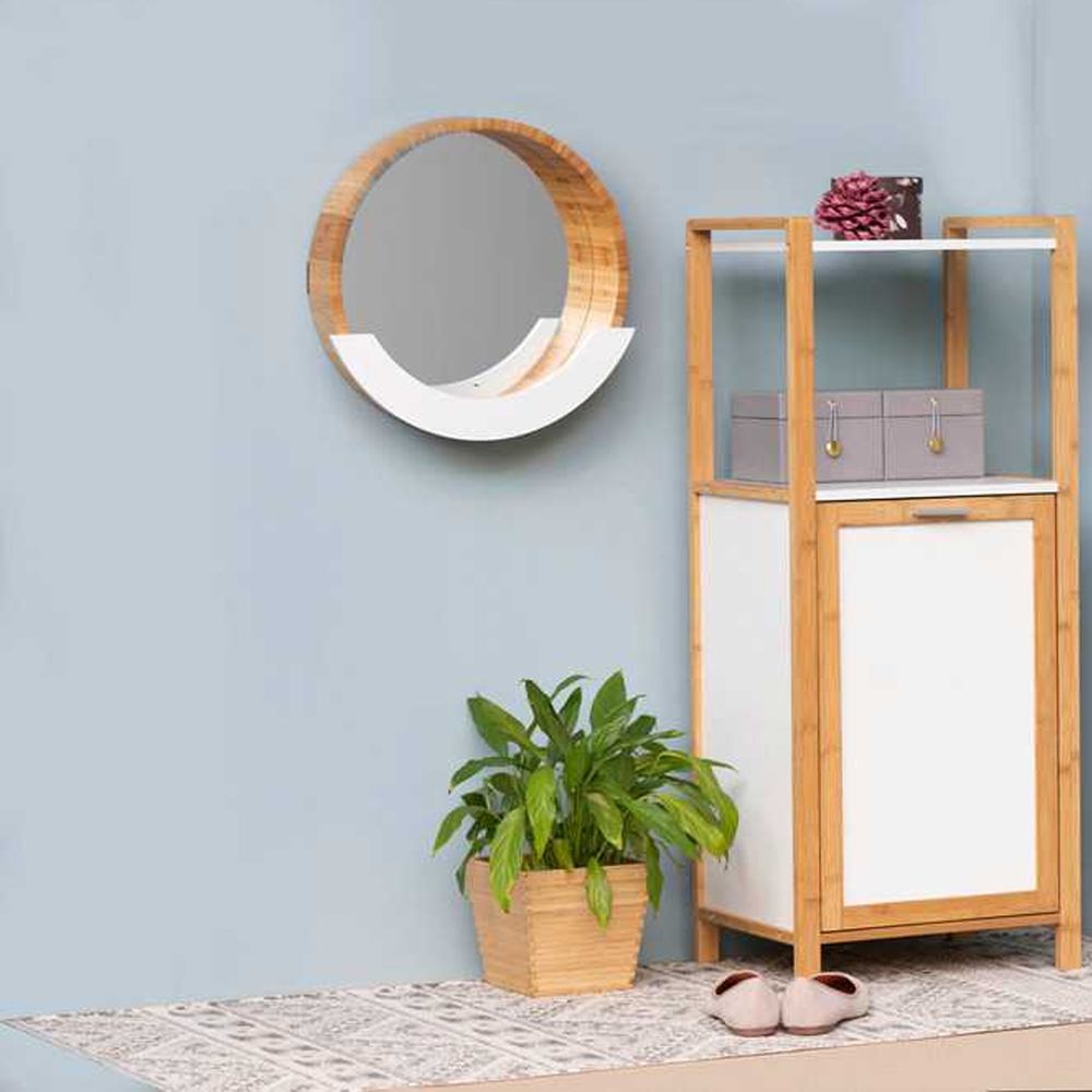 Finja Bamboo Mirror with Storage