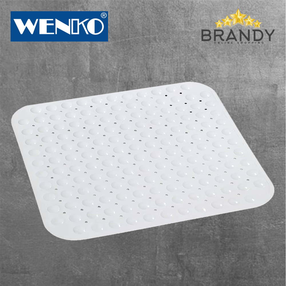 Shower Mat Tropic White 54x54cm