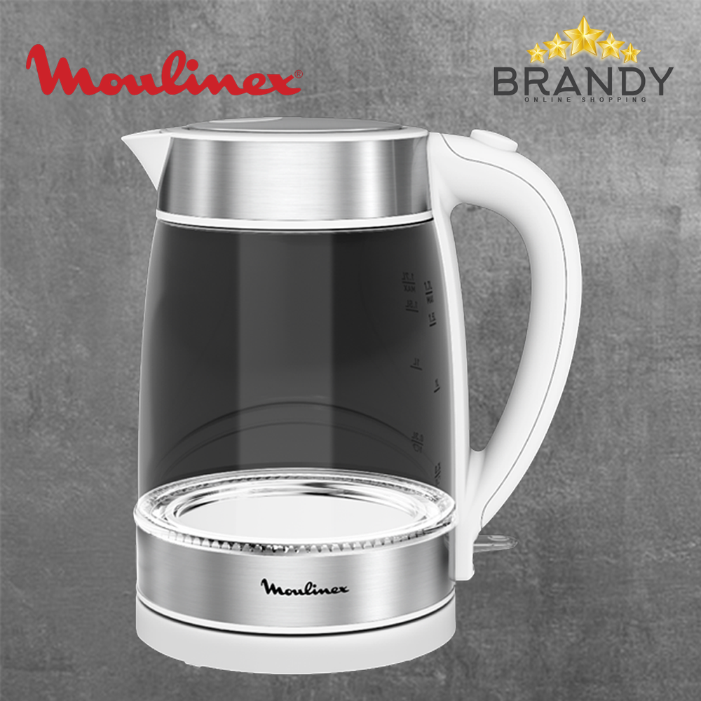 Glass Kettle BY600130 with Blue Illumination