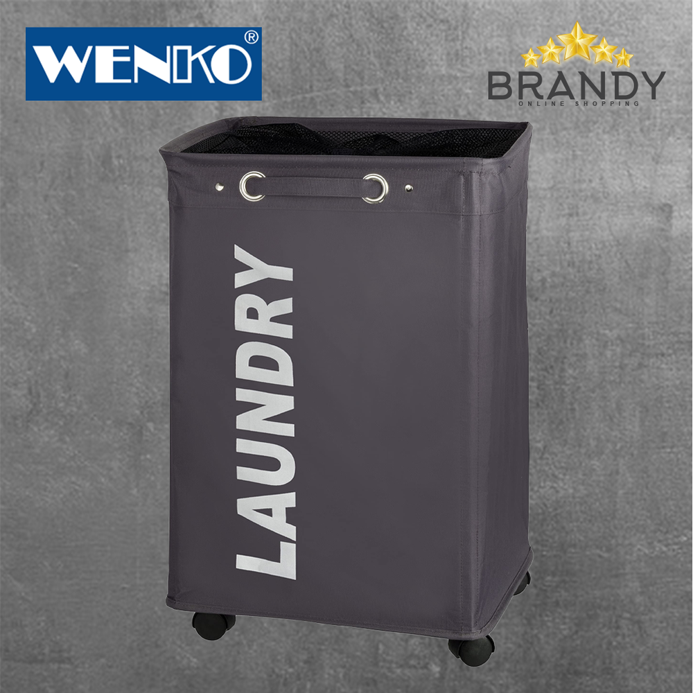 Quadro Grey Laundry Basket