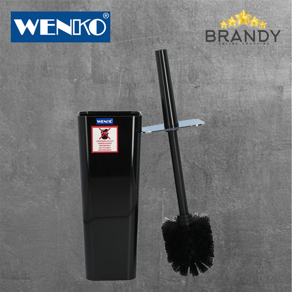 Candy Black Toilet Brush, Acrylic, 39x10x10cm