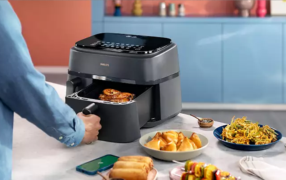 Dual Air Fryer Digital 9L with Touch Screen