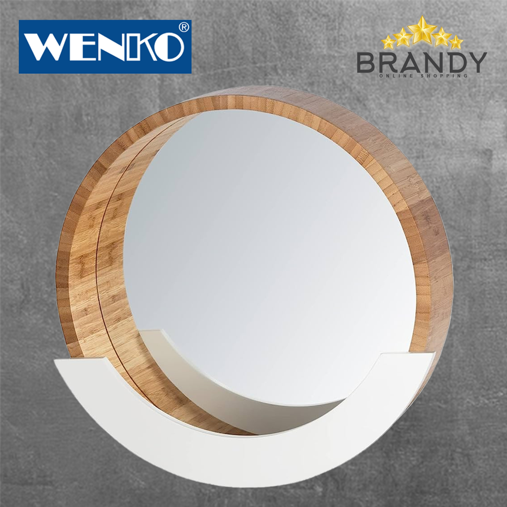 Finja Bamboo Mirror with Storage