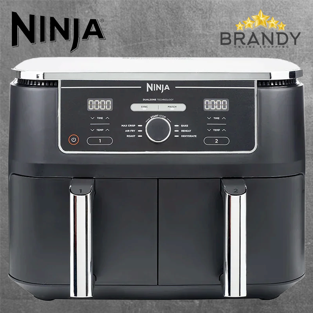 Foodi Max Dual Air Fryer Digital 9.5L with Dual Cooking Zones and Touch Screen