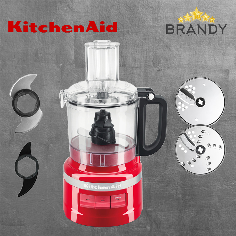 KitchenAid Food Processor Red 1.7L with 250W Power