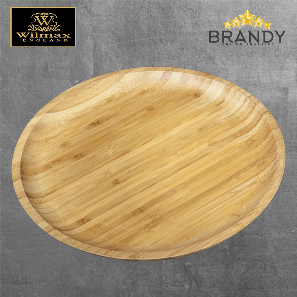 Bamboo Round Serving Plate