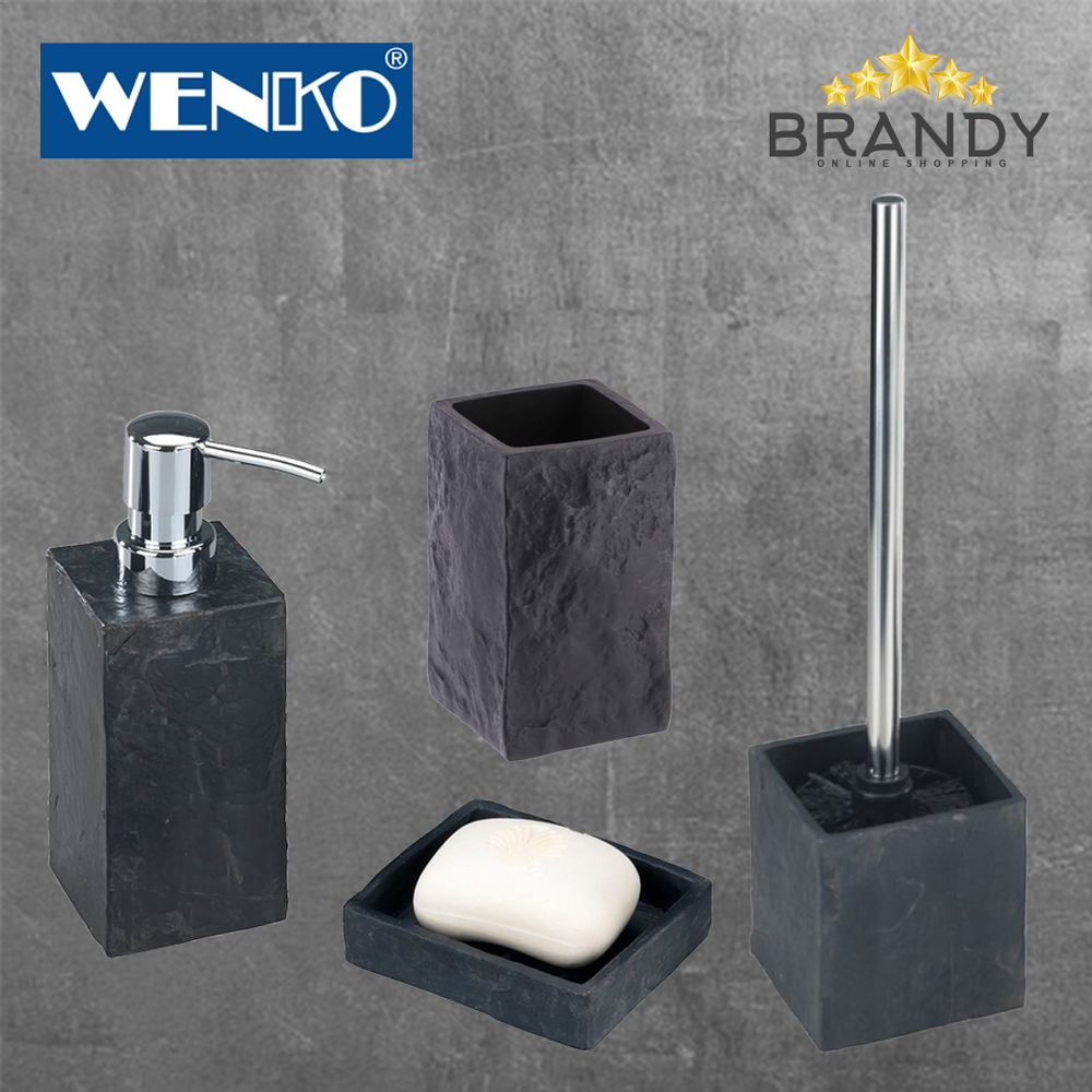 Slate Rock Bathroom Accessories Set