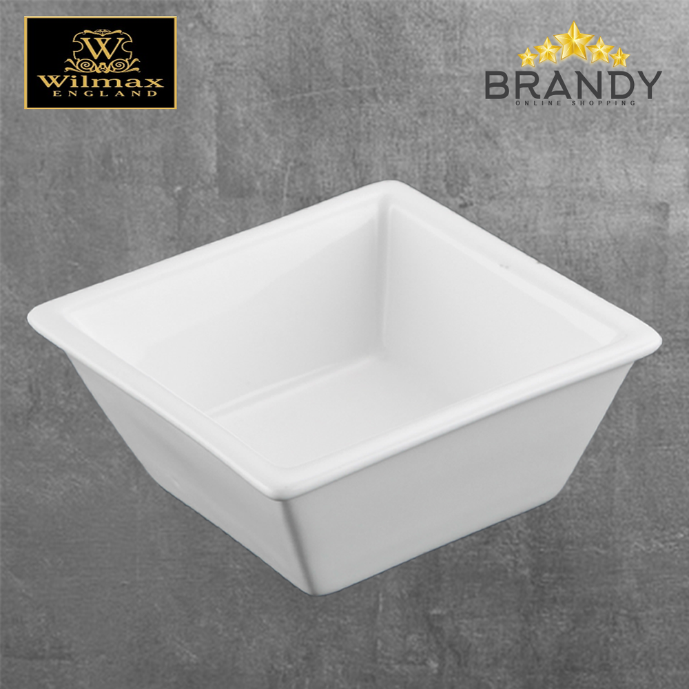 Square Porcelain Bowl 11x11 cm