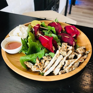 Bamboo Round Serving Plate