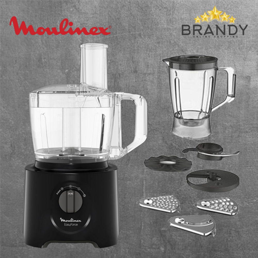 Easy Force Black Food Processor 2.4L FP247827
