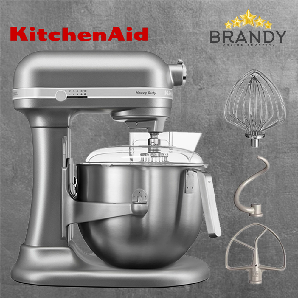 Heavy Duty Stand Mixer 6.9L Silver Metallic