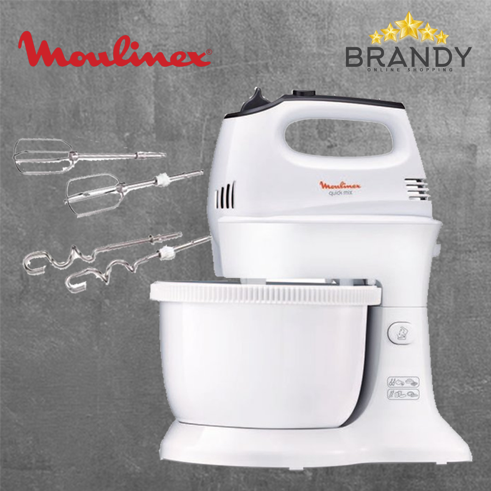 Moulinex Cake Mixer HM311127 with 5 Speeds and 3.5L Capacity