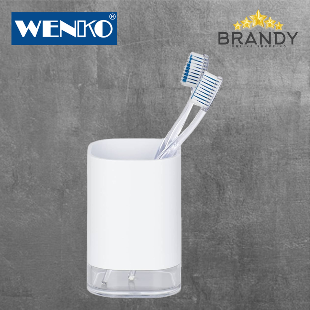 Oria White Tumbler Acrylic Bathroom Accessory