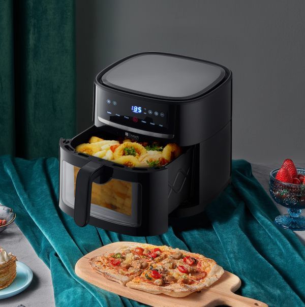 Air Fryer Digital XXL 8L AF600 with Glass Vision Window + Free Tefal Glove